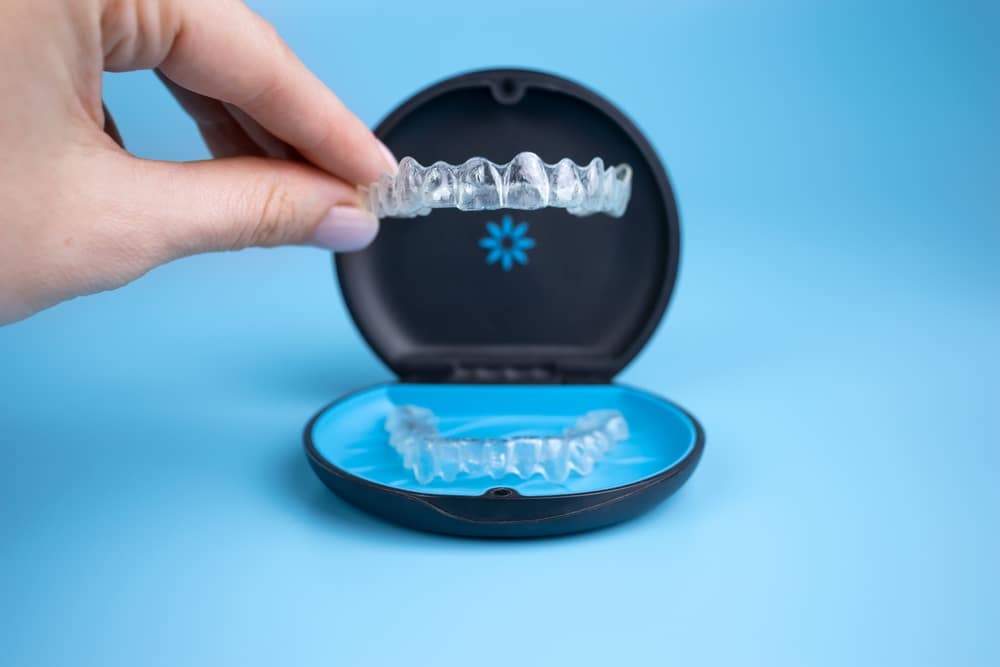 Invisalign clear aligner treatment for a straighter smile