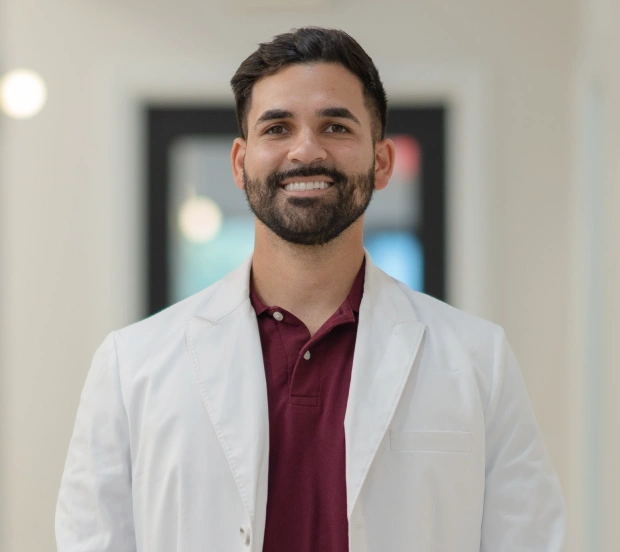 Friendly dentist providing personalized dental care consultation